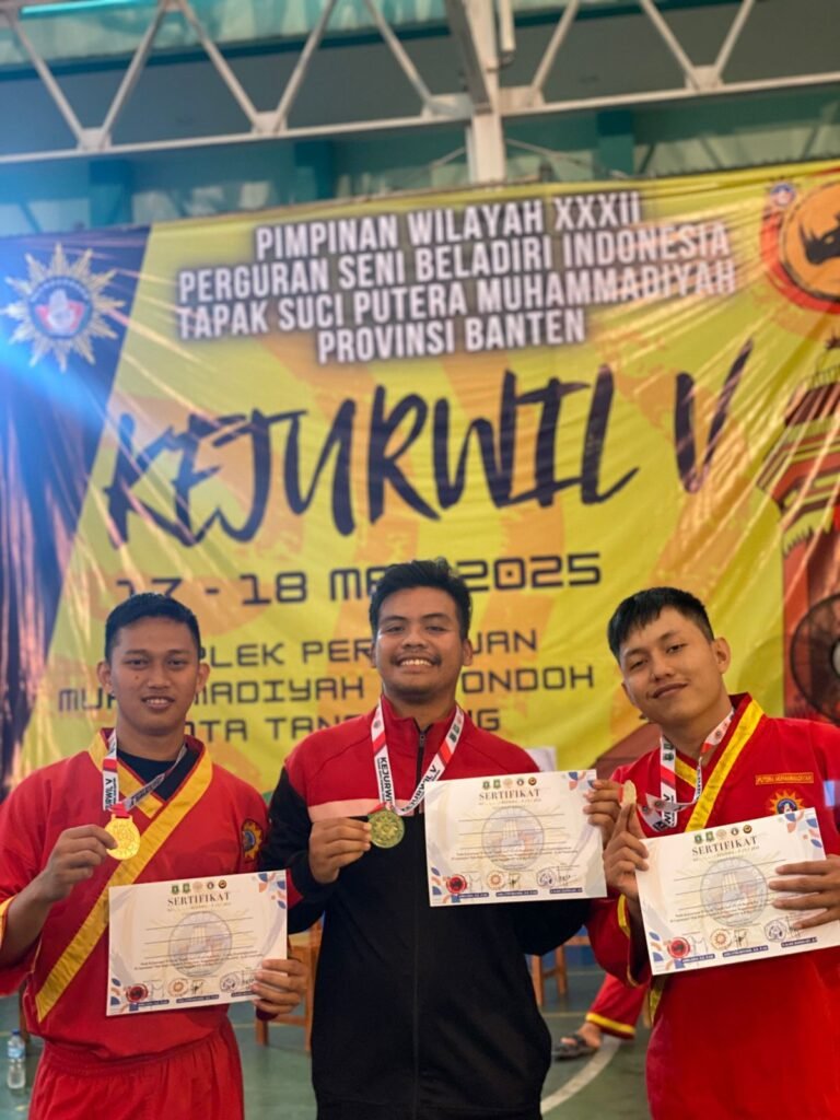 Prada Rezki Hidayatullah Juara 1 Pencak Silat Banten