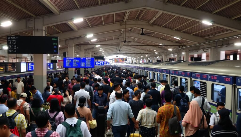 Penjualan Tiket Kereta Lebaran
