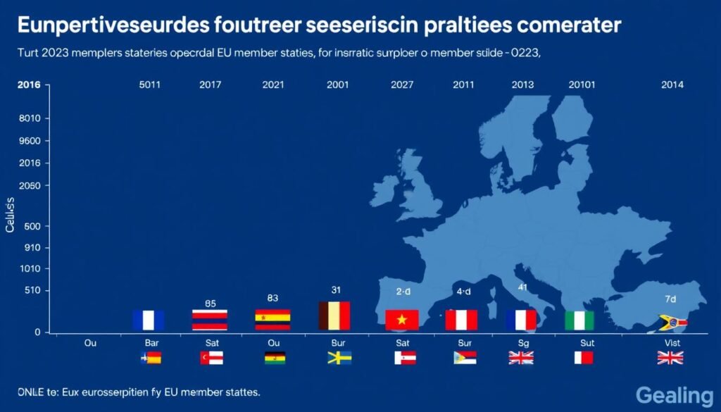 Grafik menunjukkan tren dukungan untuk partai-partai euroskeptik di berbagai negara anggota UE Grafik menunjukkan tren dukungan untuk partai-partai euroskeptik di berbagai negara anggota UE