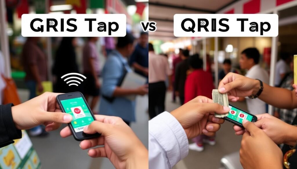 Perbandingan QRIS Tap dengan metode pembayaran tradisional Perbandingan QRIS Tap dengan metode pembayaran tradisional
