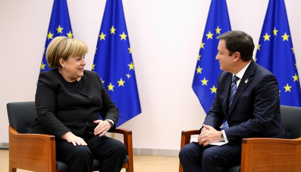 Pertemuan pemimpin Jerman dan Prancis yang menunjukkan dinamika politik Uni Eropa usai Brexit Pertemuan pemimpin Jerman dan Prancis yang menunjukkan dinamika politik Uni Eropa usai Brexit