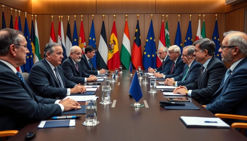 Pertemuan pemimpin Uni Eropa dengan mitra internasional membahas peran global UE pasca-Brexit Pertemuan pemimpin Uni Eropa dengan mitra internasional membahas peran global UE pasca-Brexit