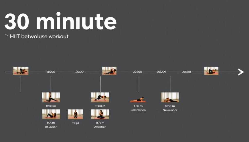 Rutinitas 30 menit gabungan HIIT ringan dan yoga